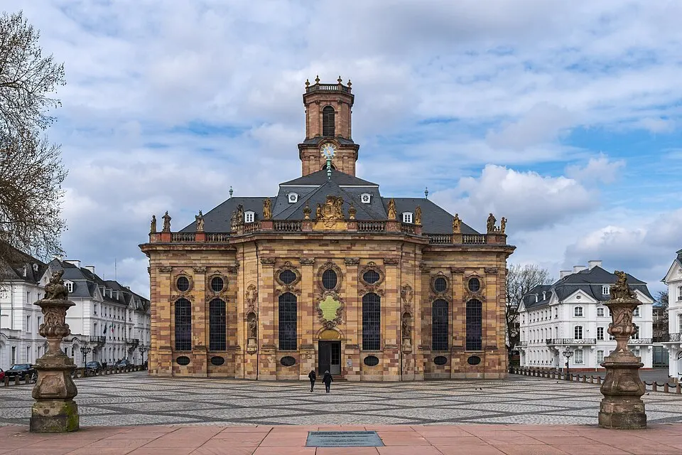 Ludwigskirche in Saarbrücken.